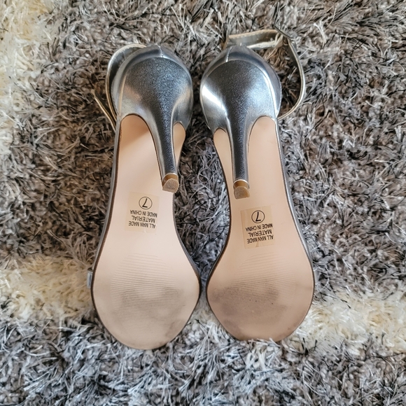 Silver Stiletto Sandal - Picture 7 of 8